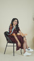 MAROON DRESS